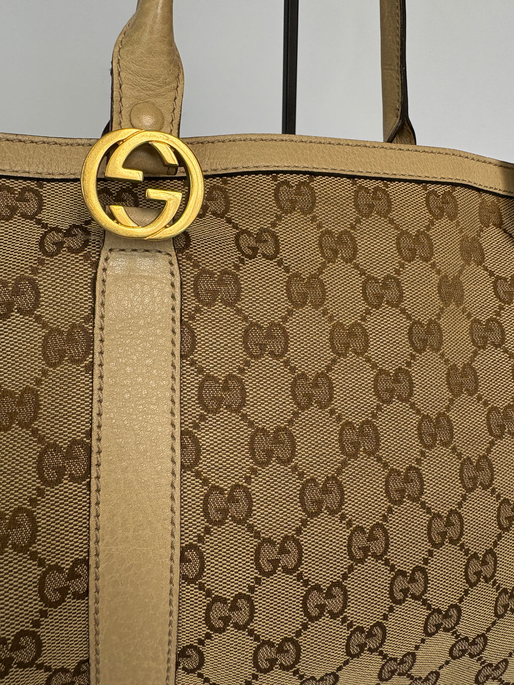 Gucci Twins GG Canvas tote