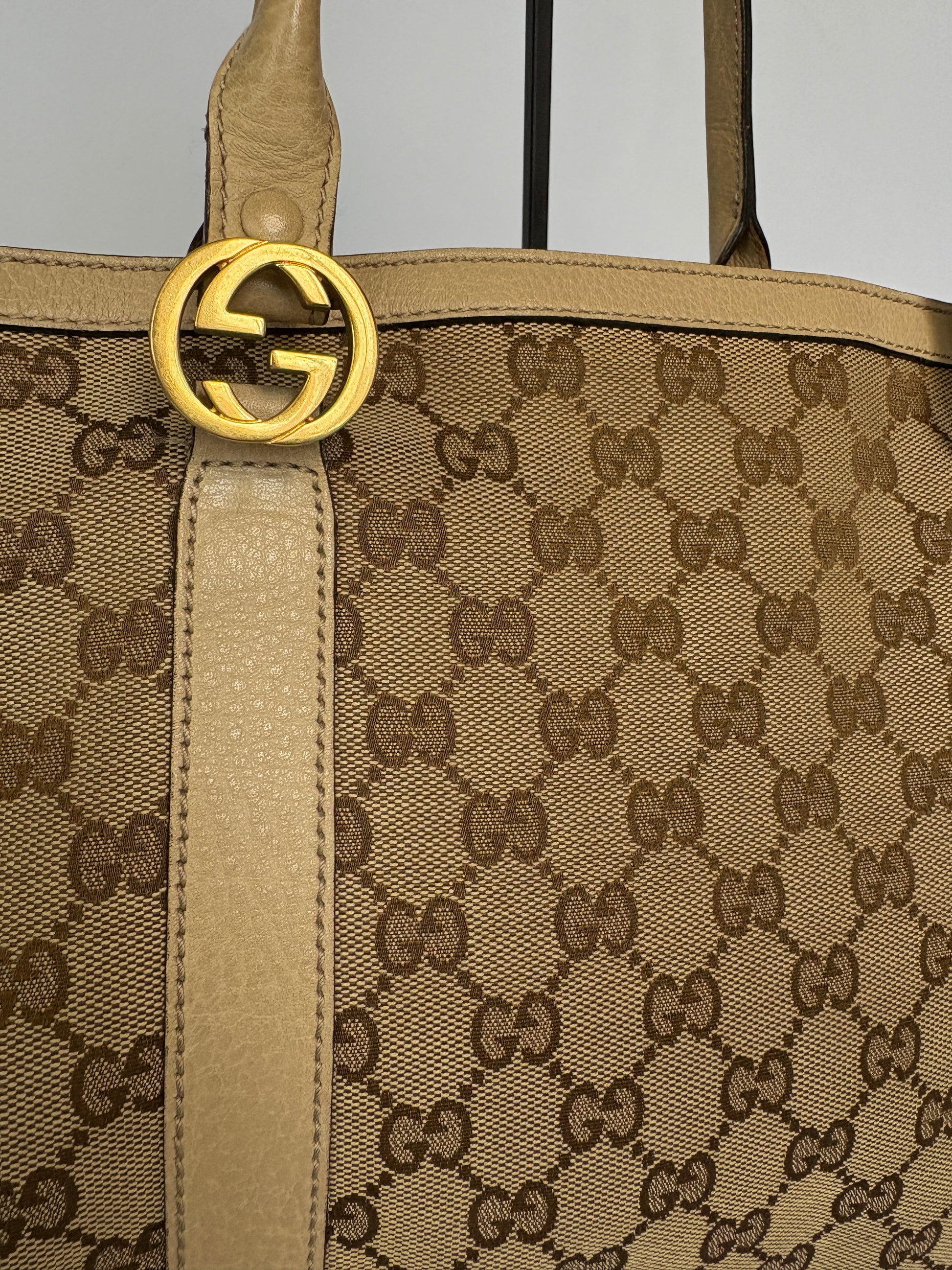 Gucci Twins GG Canvas tote