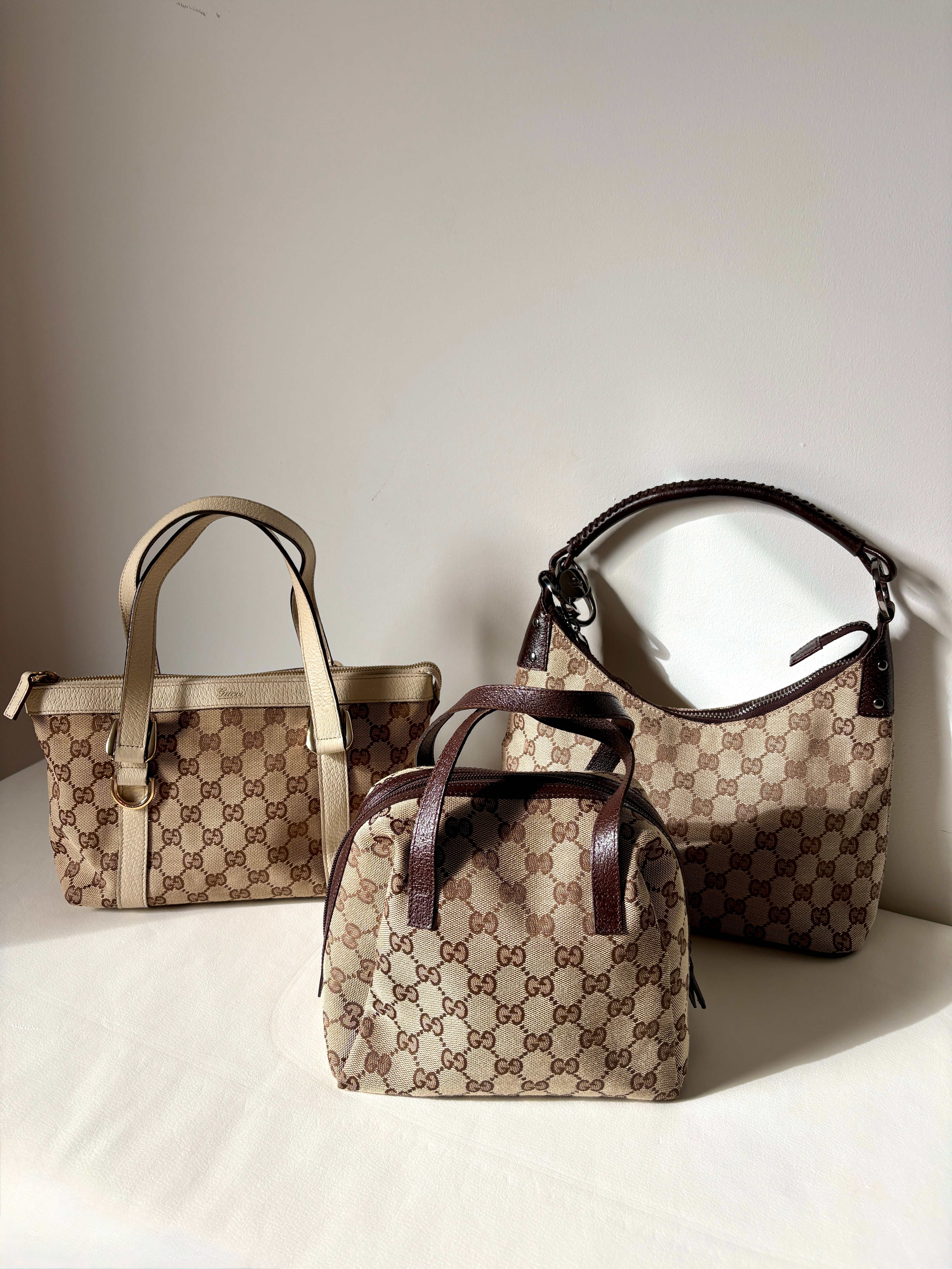 Gucci Abbey D-Ring Tote beige