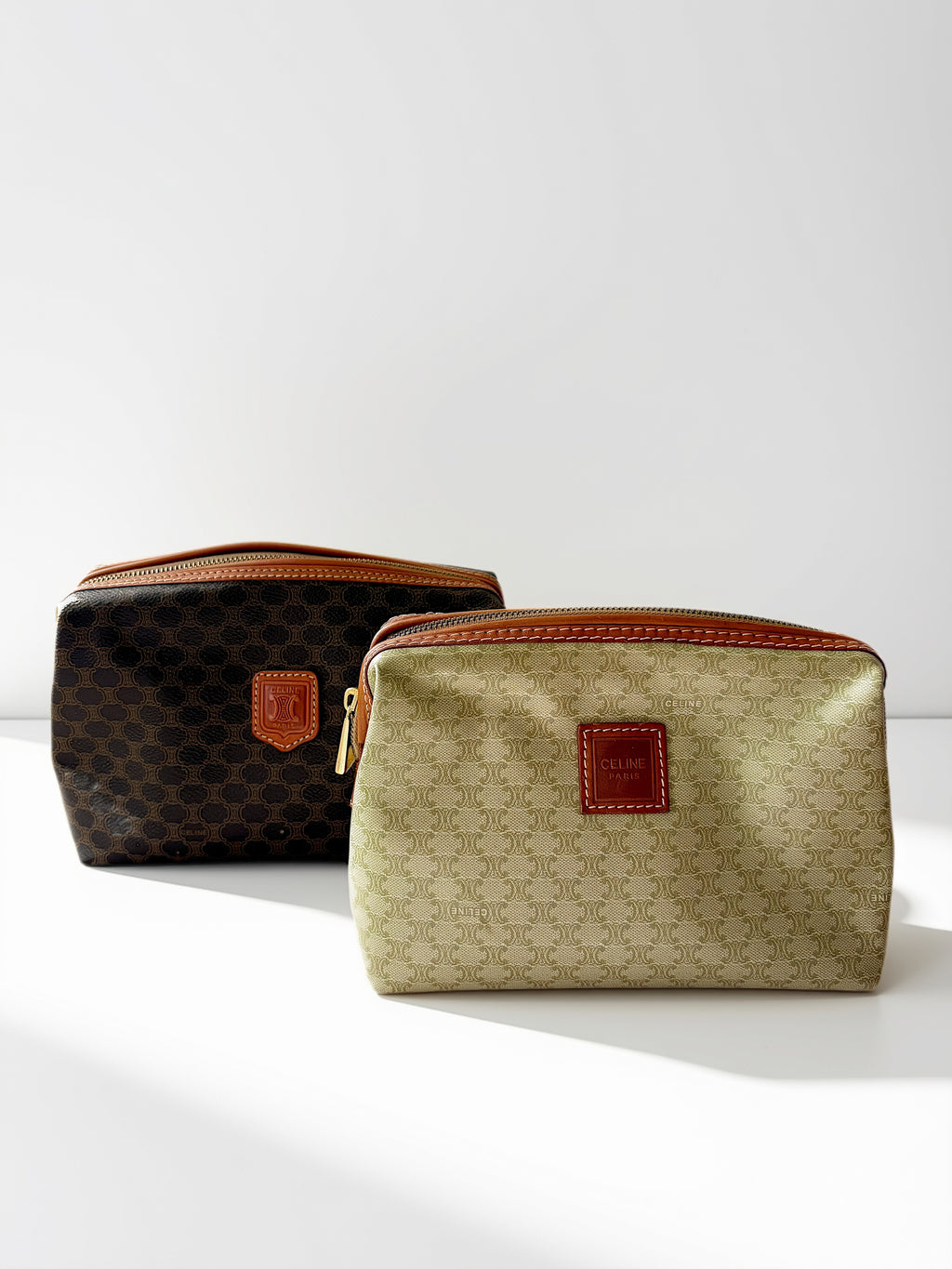 Celine Cosmetic Pouch Beige