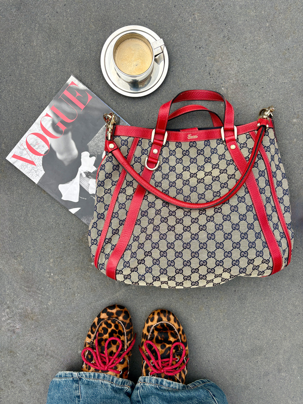 Gucci GG Canvas Convertible Abbey Hobo