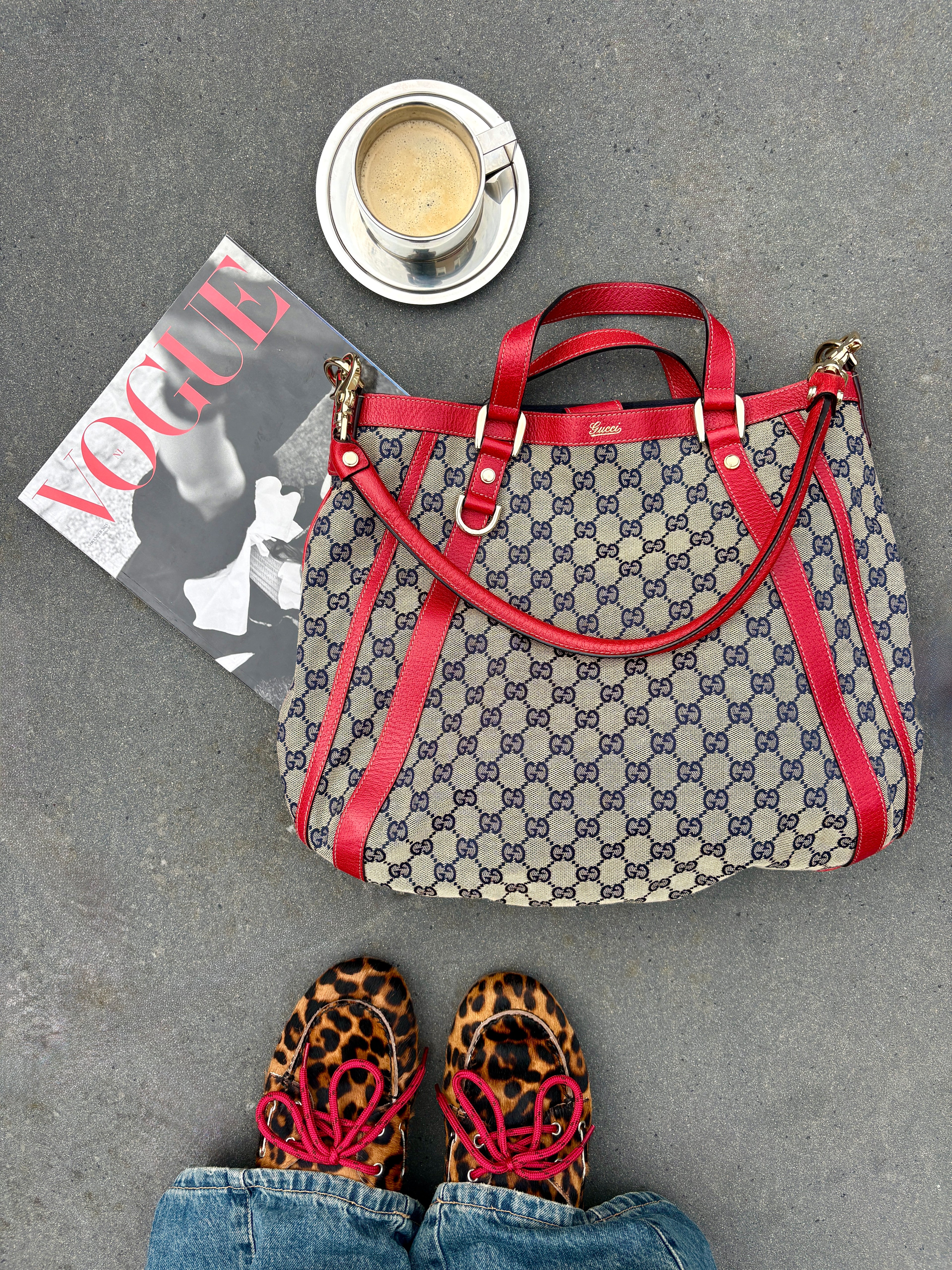 Gucci GG Canvas Convertible Abbey Hobo