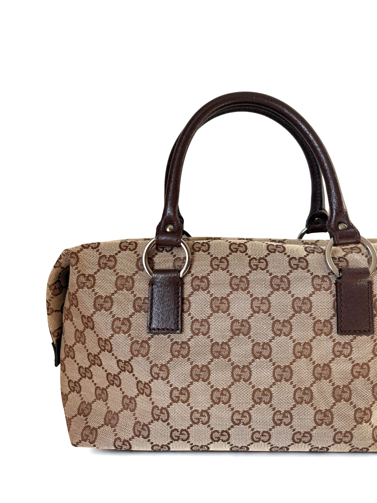 Gucci Monogram Boston Top Handle