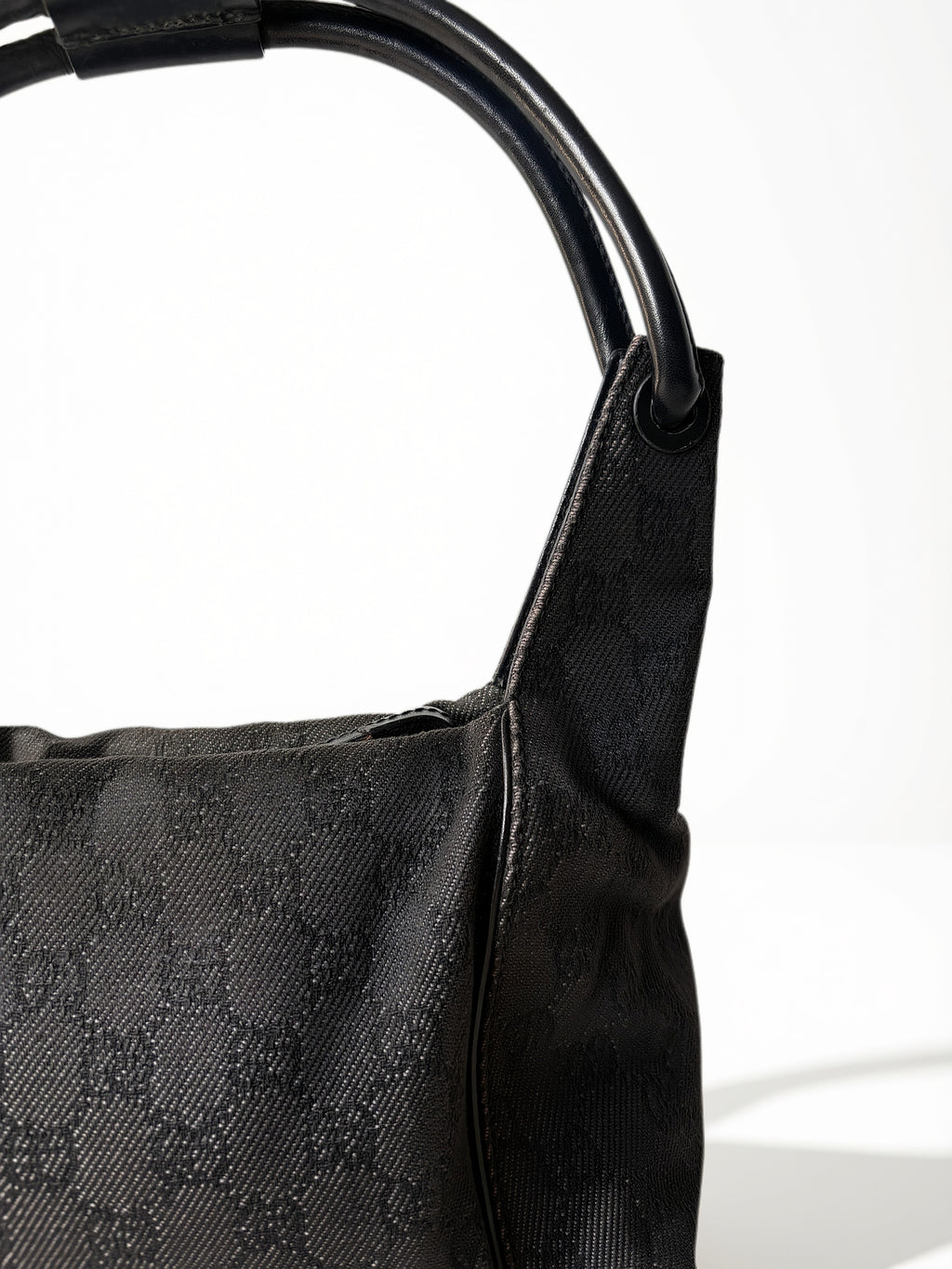 Gucci GG Denim Hobo