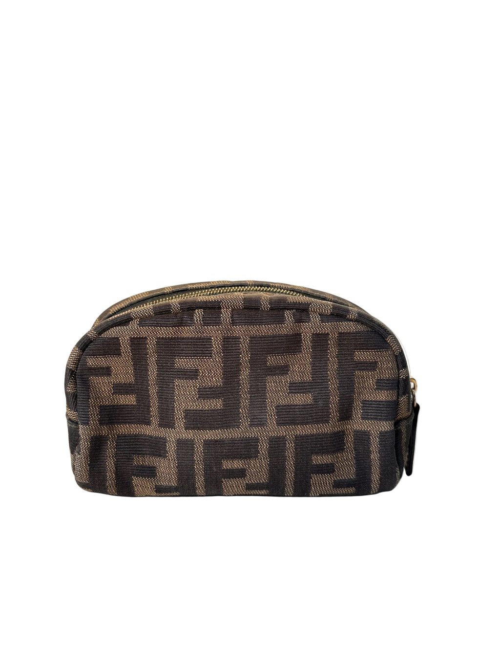 Pre-loved Fendi Zucca FF Cosmetic Pouch