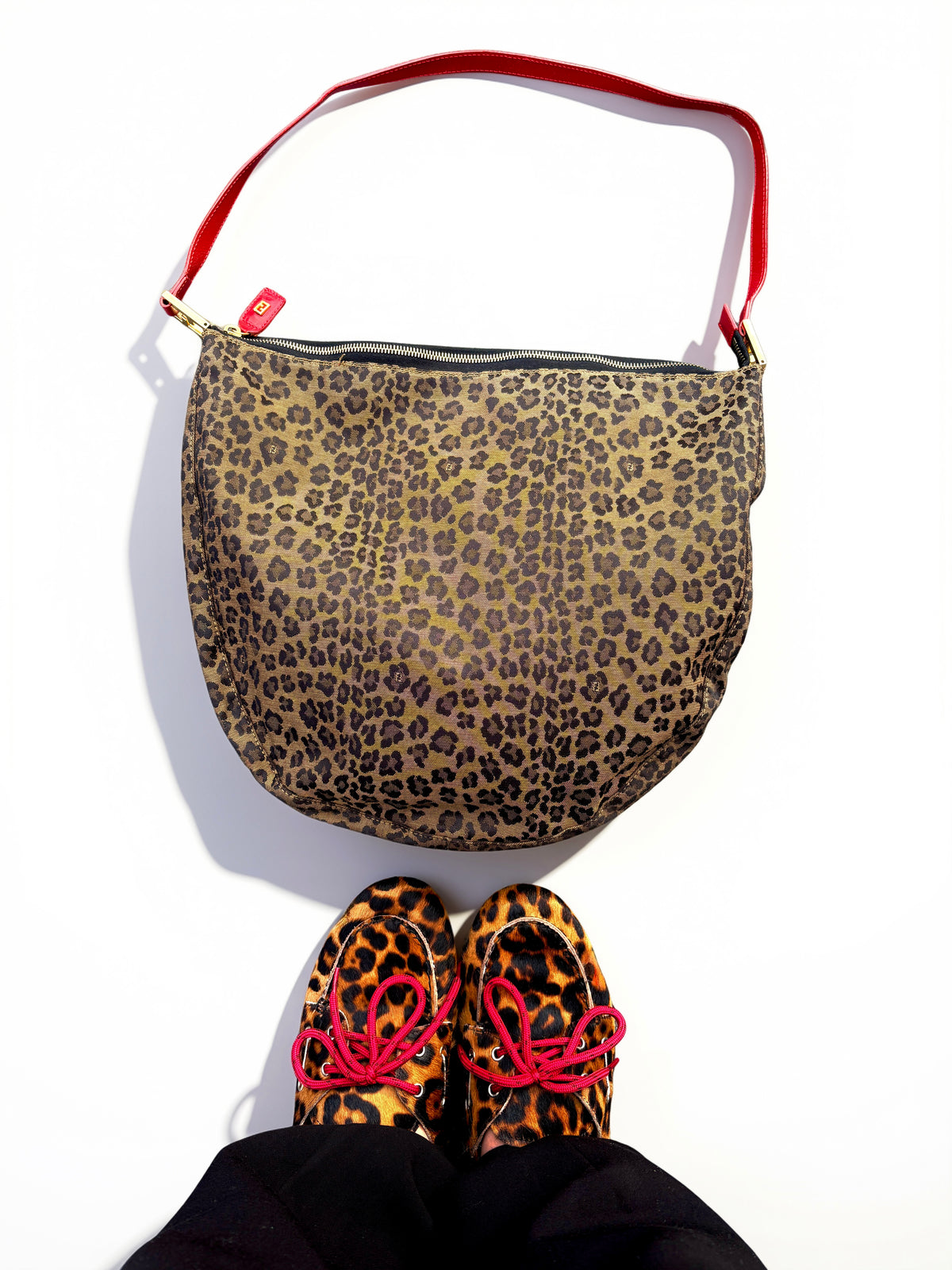 Fendi Leopard Hobo